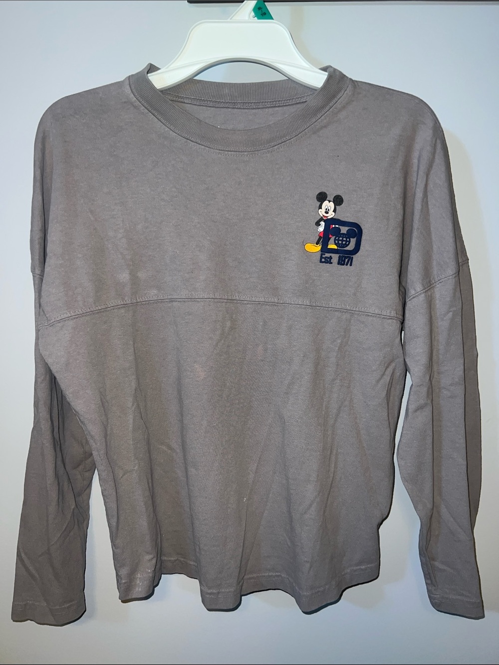Official Disney Parks Mickey Mouse Spirit Jersey- Gray (Walt Disney World)
